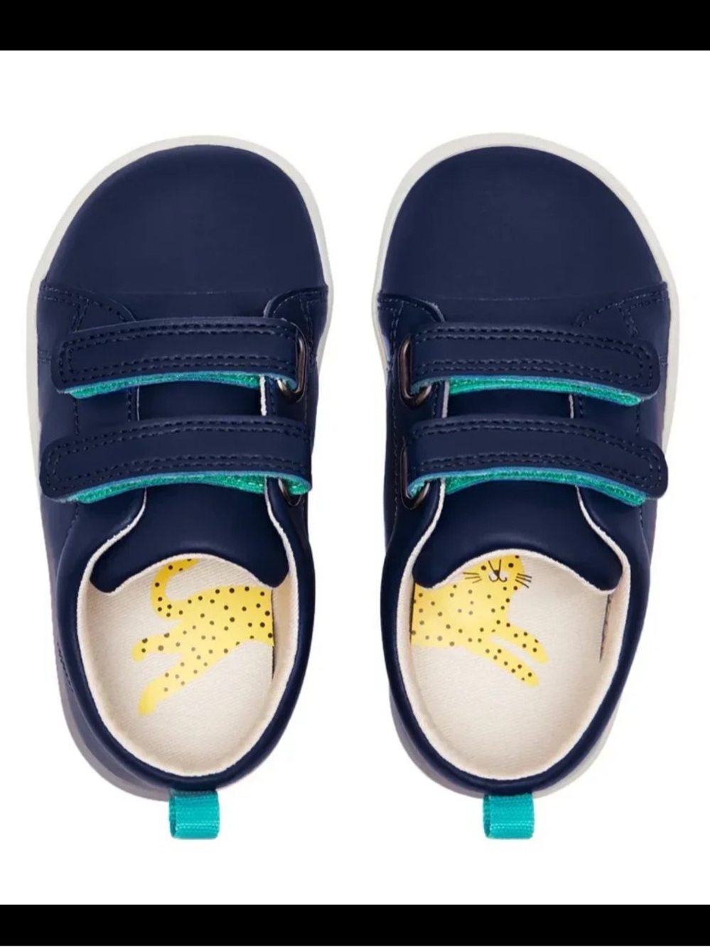 TEN LITTLE LEATHER NAVY BLUE
